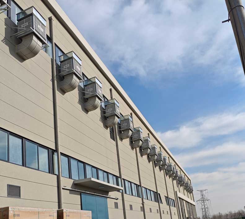 工業(yè)廠房車間降溫通風(fēng)換氣，應(yīng)用環(huán)保空調(diào)冷風(fēng)機