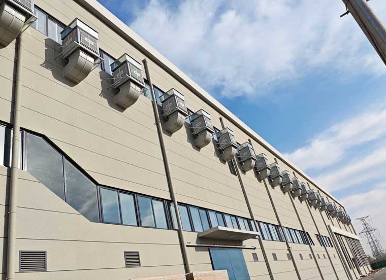 工業(yè)廠房車(chē)間通風(fēng)降溫?fù)Q氣，應(yīng)用星科環(huán)?？照{(diào)