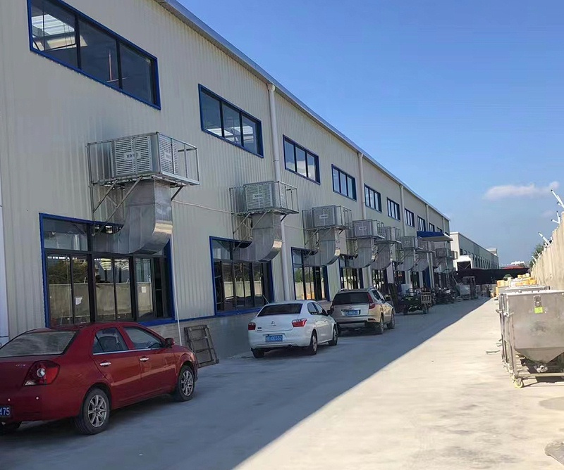 工業廠房車間通風降溫，安裝星科環保空調-通風降溫設備